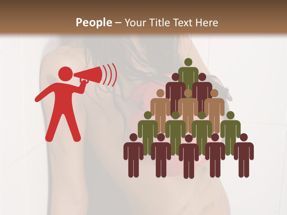 Dirty Kickboxing Sexy PowerPoint Template