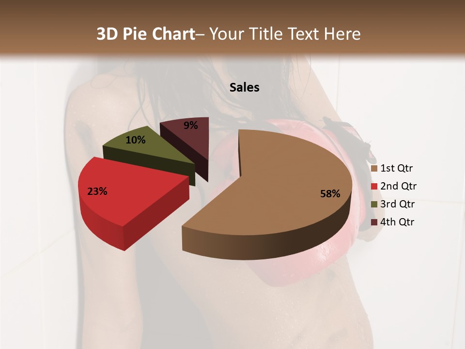 Dirty Kickboxing Sexy PowerPoint Template