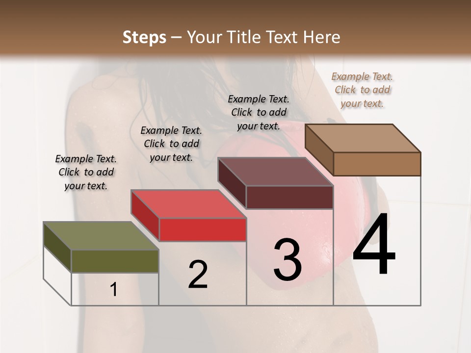 Dirty Kickboxing Sexy PowerPoint Template