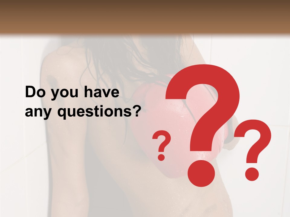 Dirty Kickboxing Sexy PowerPoint Template