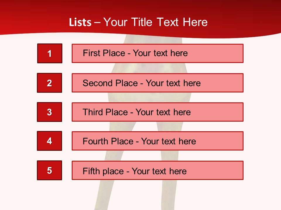 Tropical Closeup Jump PowerPoint Template