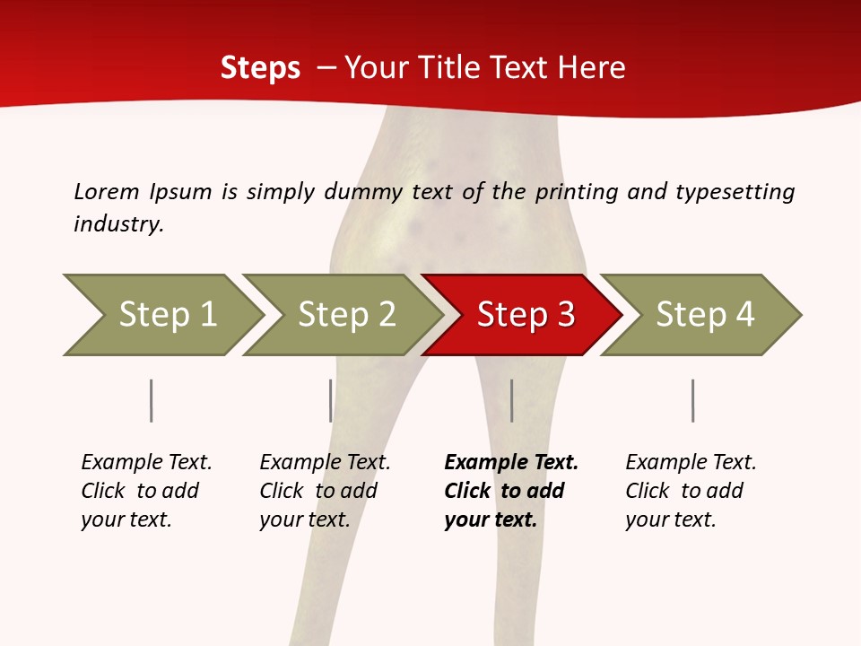 Tropical Closeup Jump PowerPoint Template
