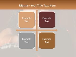 Exercising Aggressive Pose PowerPoint Template
