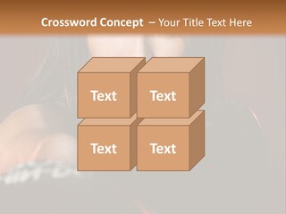 Exercising Aggressive Pose PowerPoint Template