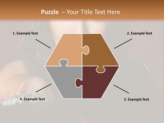 Exercising Aggressive Pose PowerPoint Template
