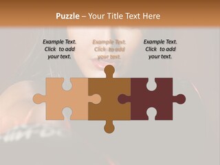 Exercising Aggressive Pose PowerPoint Template