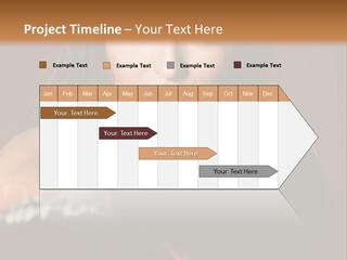 Exercising Aggressive Pose PowerPoint Template