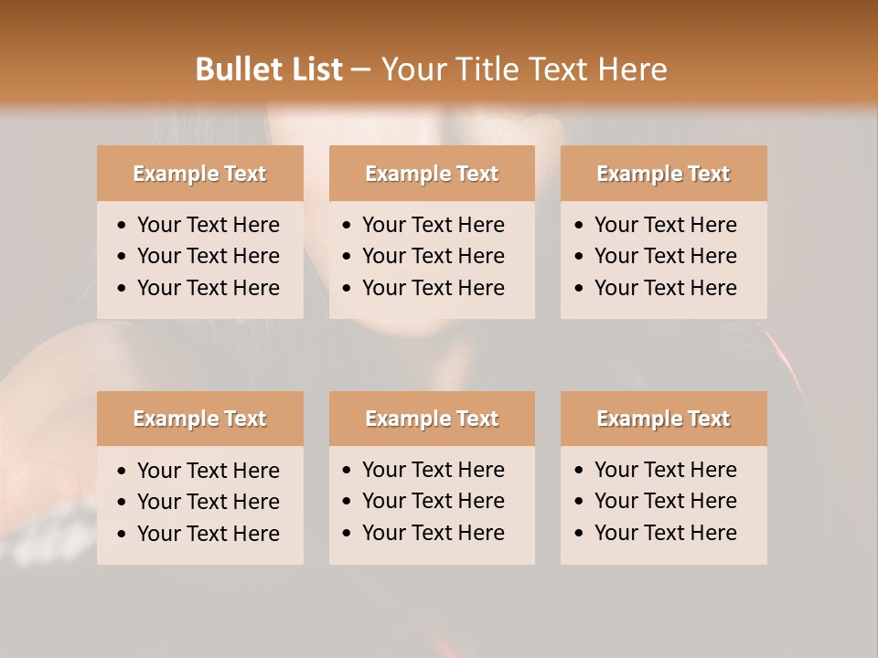 Exercising Aggressive Pose PowerPoint Template