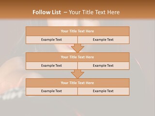 Exercising Aggressive Pose PowerPoint Template