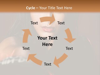 Exercising Aggressive Pose PowerPoint Template