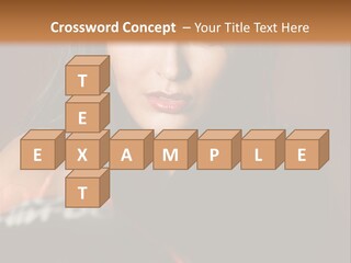 Exercising Aggressive Pose PowerPoint Template