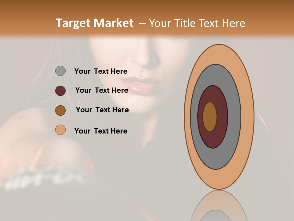 Exercising Aggressive Pose PowerPoint Template
