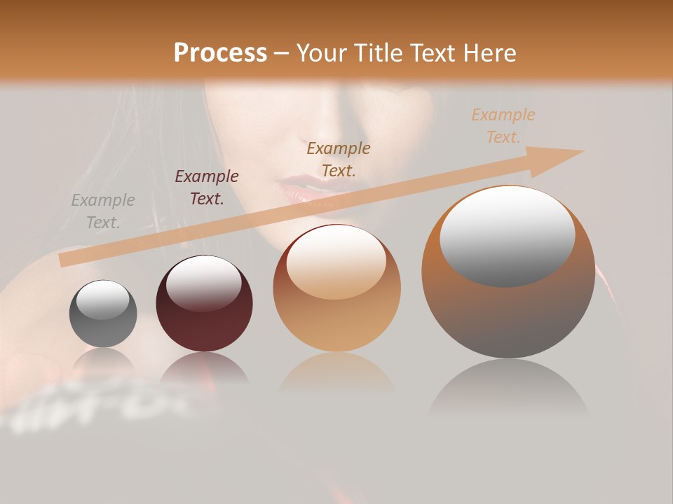 Exercising Aggressive Pose PowerPoint Template