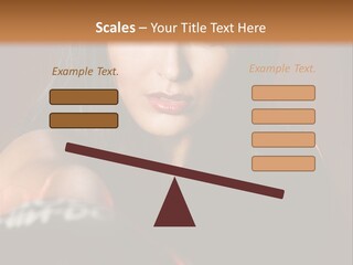 Exercising Aggressive Pose PowerPoint Template