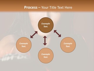 Exercising Aggressive Pose PowerPoint Template