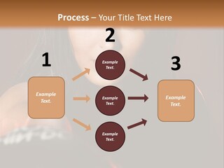 Exercising Aggressive Pose PowerPoint Template