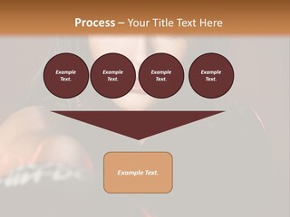 Exercising Aggressive Pose PowerPoint Template