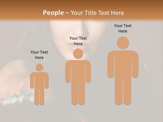 Exercising Aggressive Pose PowerPoint Template