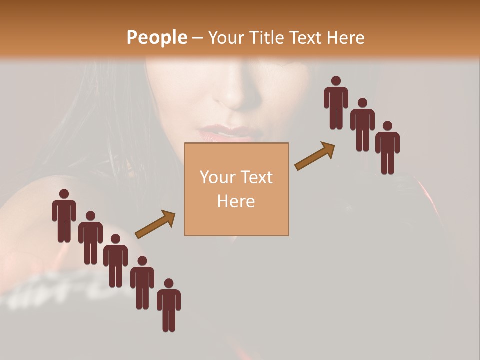 Exercising Aggressive Pose PowerPoint Template