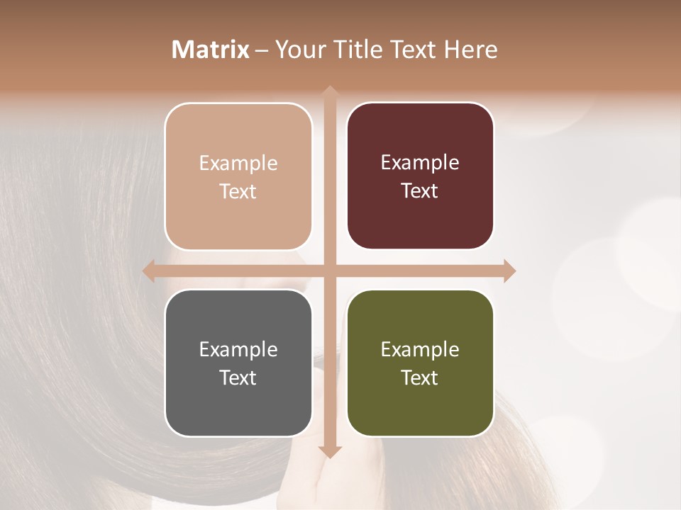 Adolescence Glamour Eyes PowerPoint Template