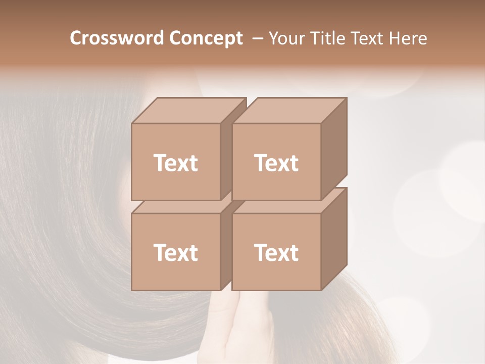 Adolescence Glamour Eyes PowerPoint Template