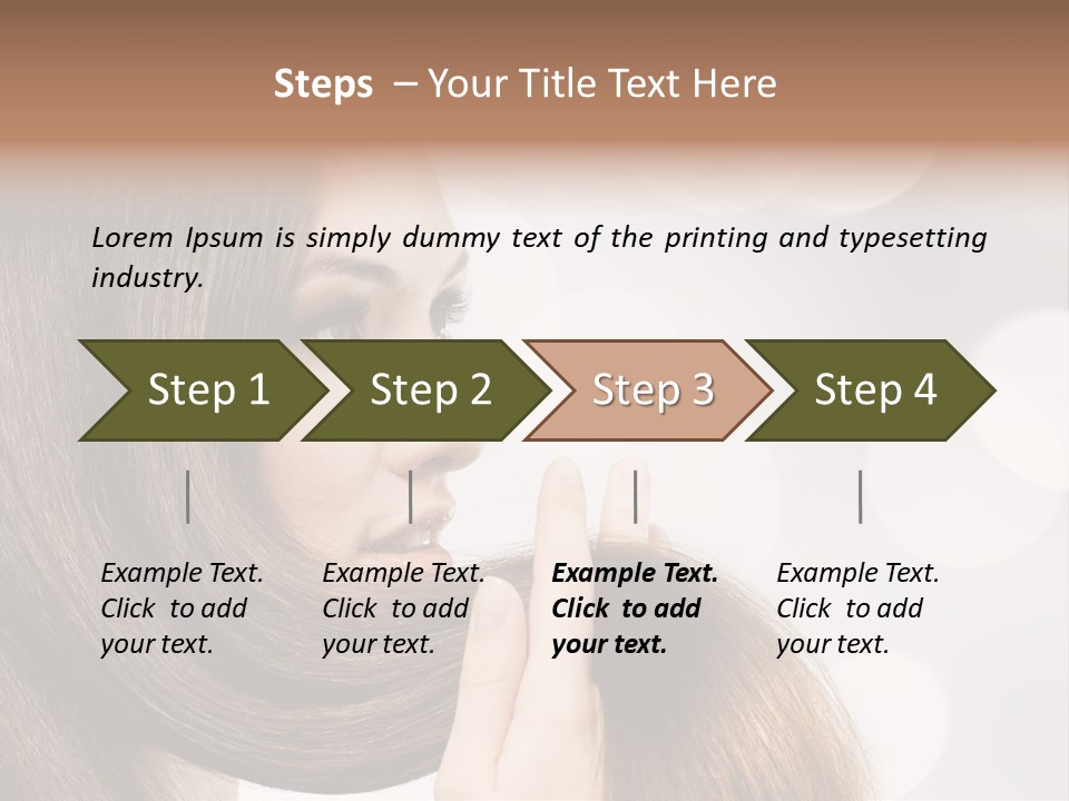 Adolescence Glamour Eyes PowerPoint Template