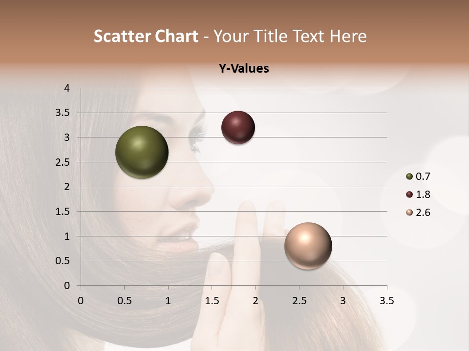 Adolescence Glamour Eyes PowerPoint Template