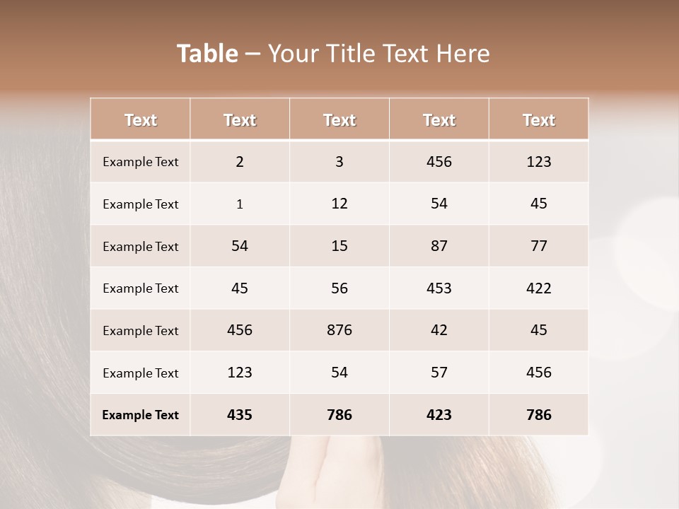 Adolescence Glamour Eyes PowerPoint Template