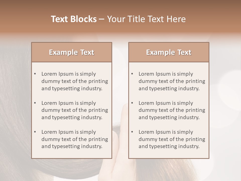Adolescence Glamour Eyes PowerPoint Template