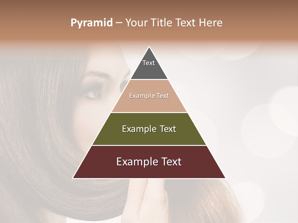 Adolescence Glamour Eyes PowerPoint Template