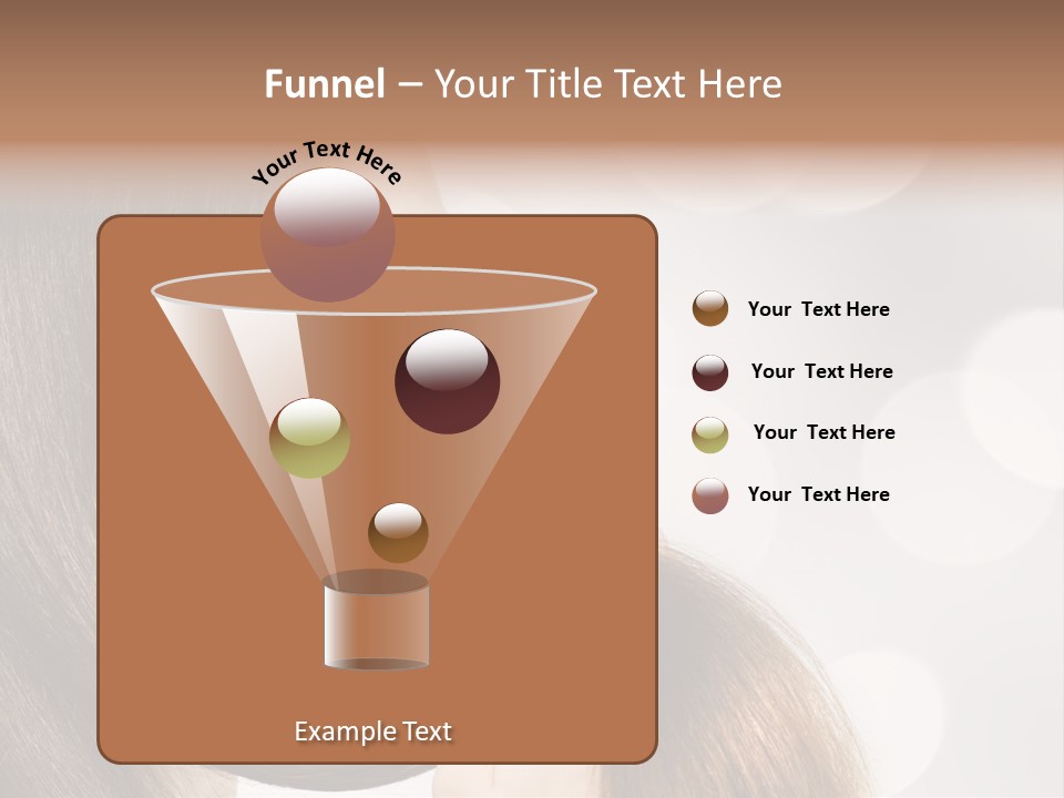 Adolescence Glamour Eyes PowerPoint Template