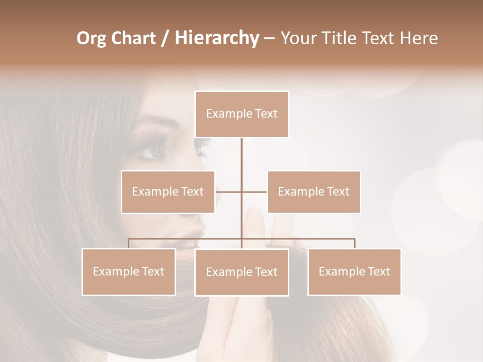 Adolescence Glamour Eyes PowerPoint Template