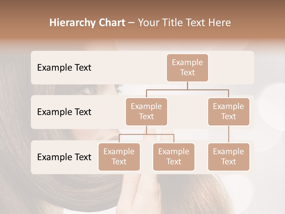 Adolescence Glamour Eyes PowerPoint Template