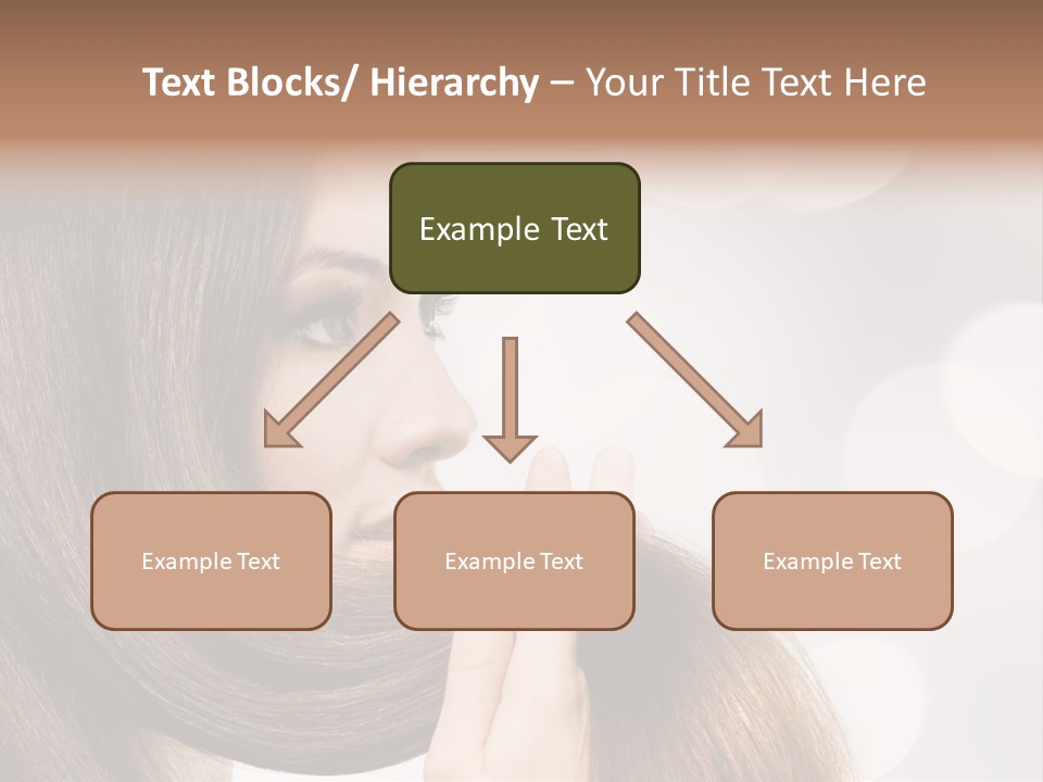 Adolescence Glamour Eyes PowerPoint Template