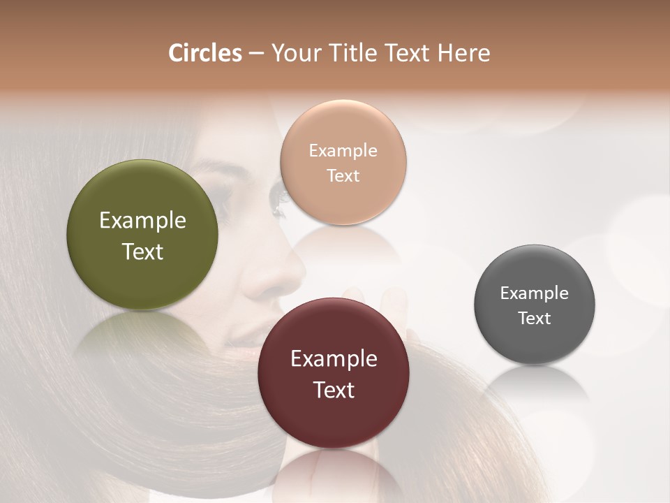 Adolescence Glamour Eyes PowerPoint Template