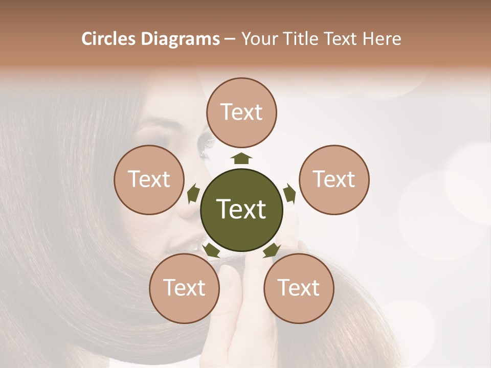 Adolescence Glamour Eyes PowerPoint Template