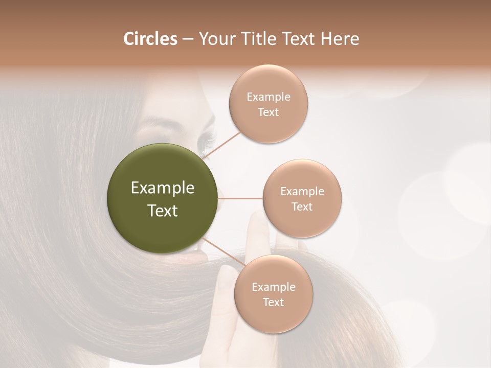 Adolescence Glamour Eyes PowerPoint Template