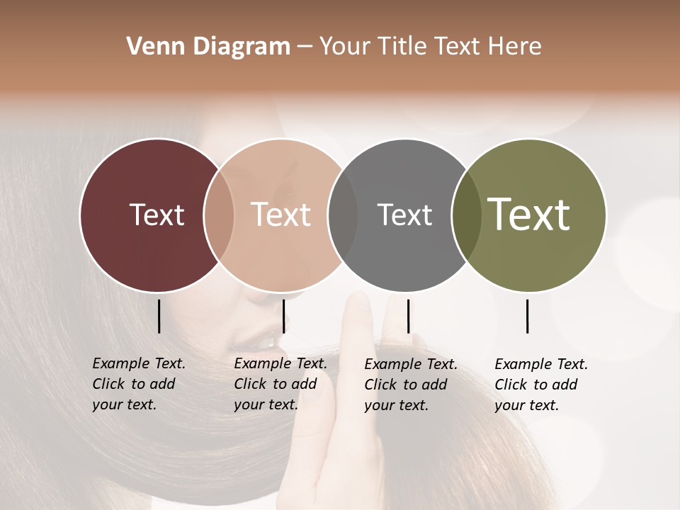 Adolescence Glamour Eyes PowerPoint Template