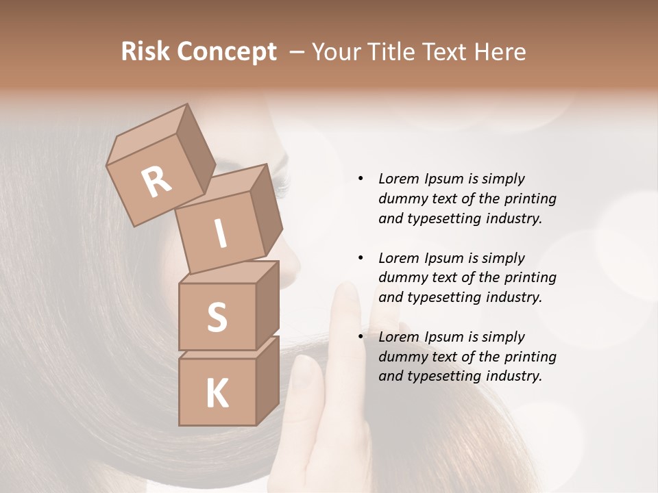 Adolescence Glamour Eyes PowerPoint Template