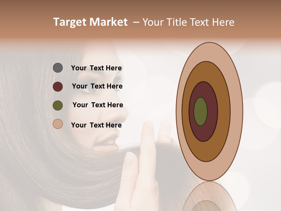 Adolescence Glamour Eyes PowerPoint Template