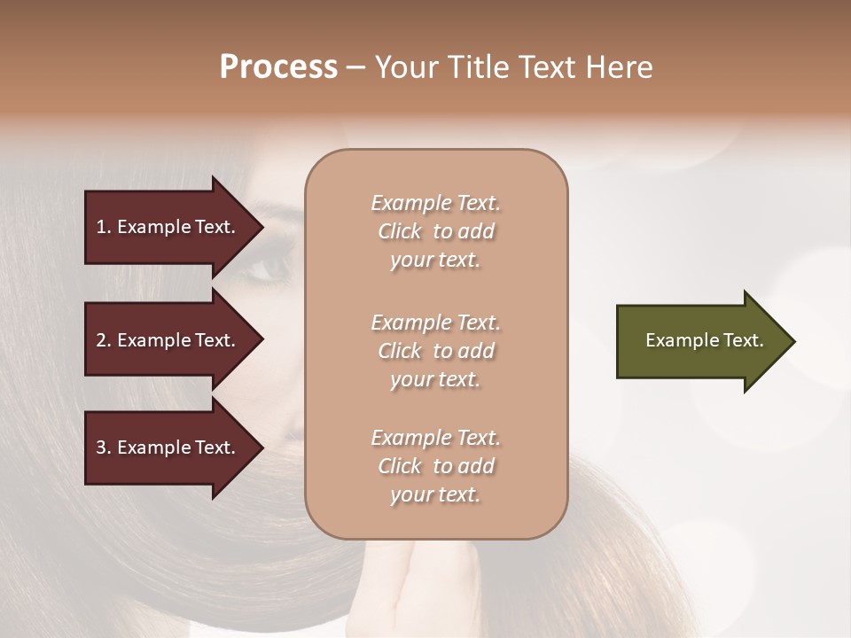 Adolescence Glamour Eyes PowerPoint Template
