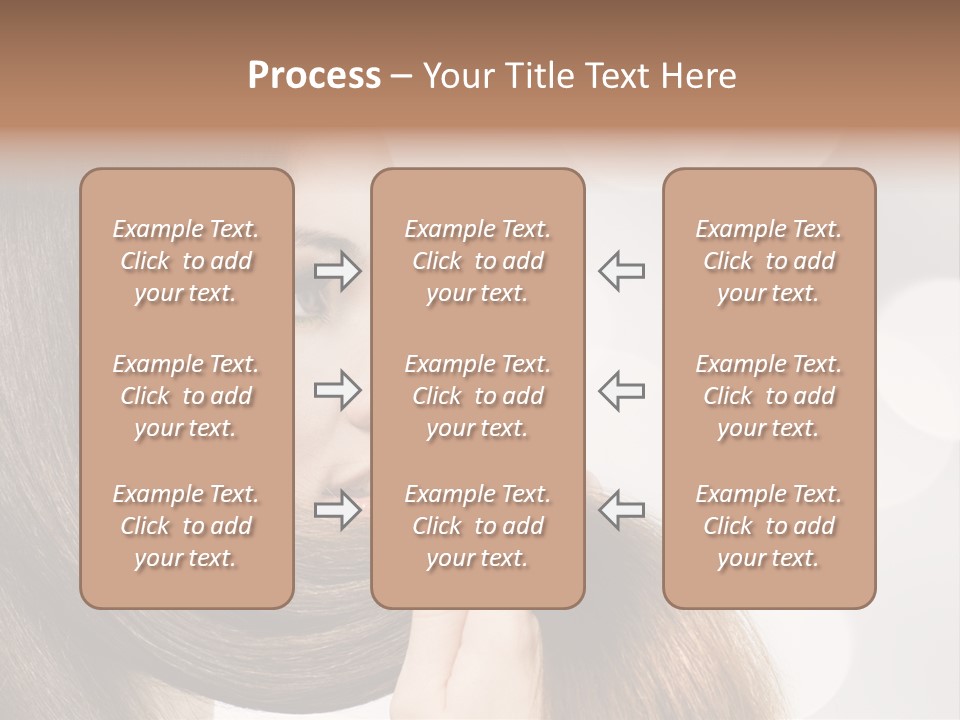 Adolescence Glamour Eyes PowerPoint Template