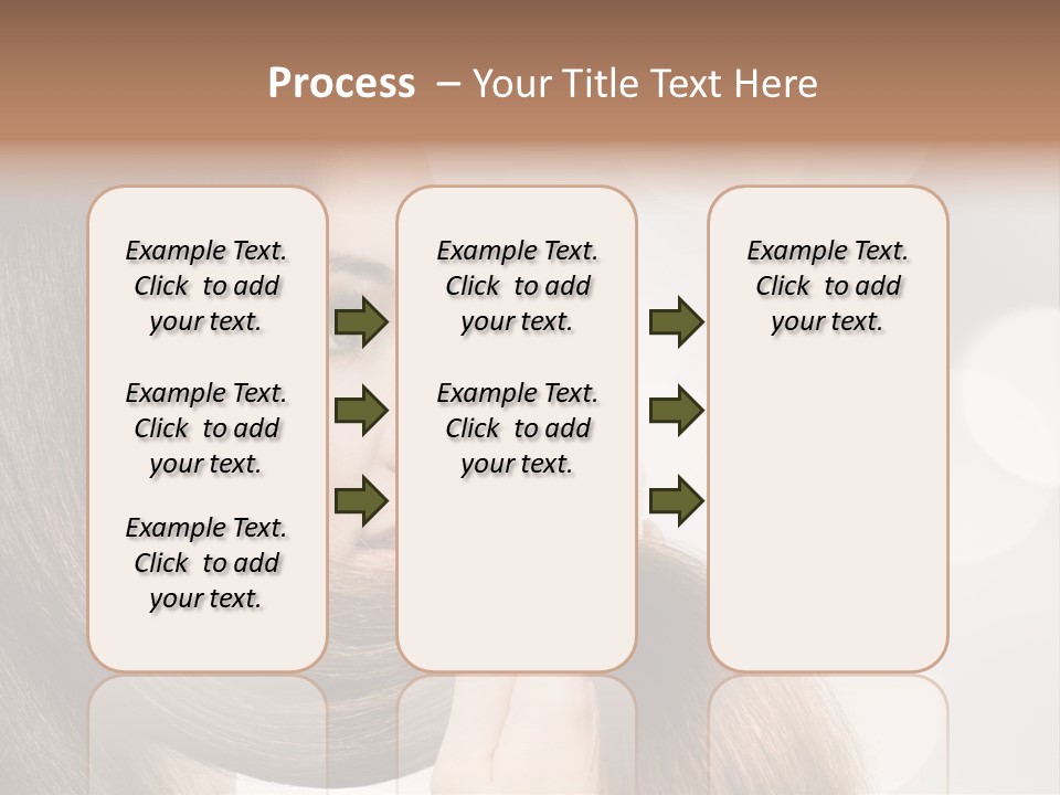 Adolescence Glamour Eyes PowerPoint Template