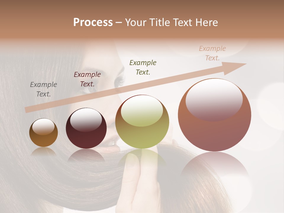 Adolescence Glamour Eyes PowerPoint Template