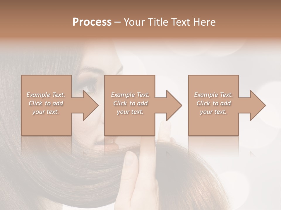 Adolescence Glamour Eyes PowerPoint Template