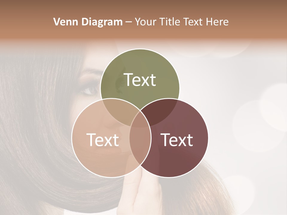 Adolescence Glamour Eyes PowerPoint Template