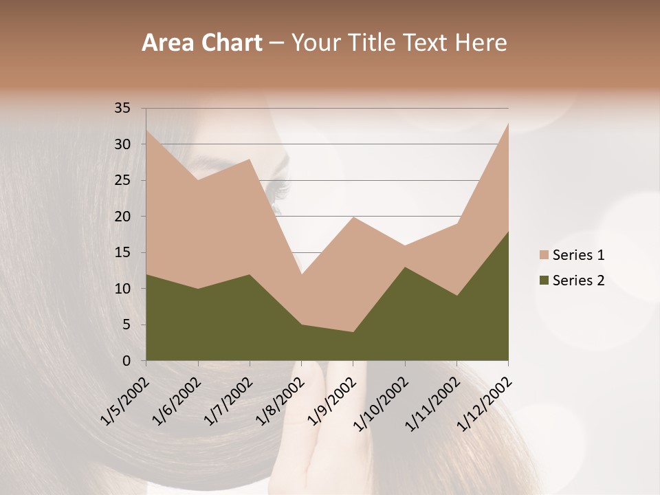 Adolescence Glamour Eyes PowerPoint Template
