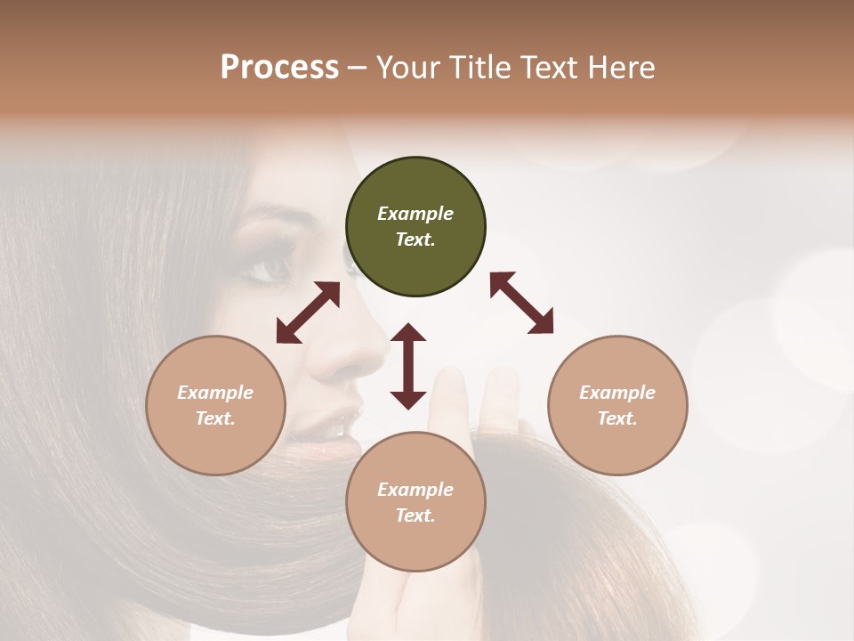 Adolescence Glamour Eyes PowerPoint Template