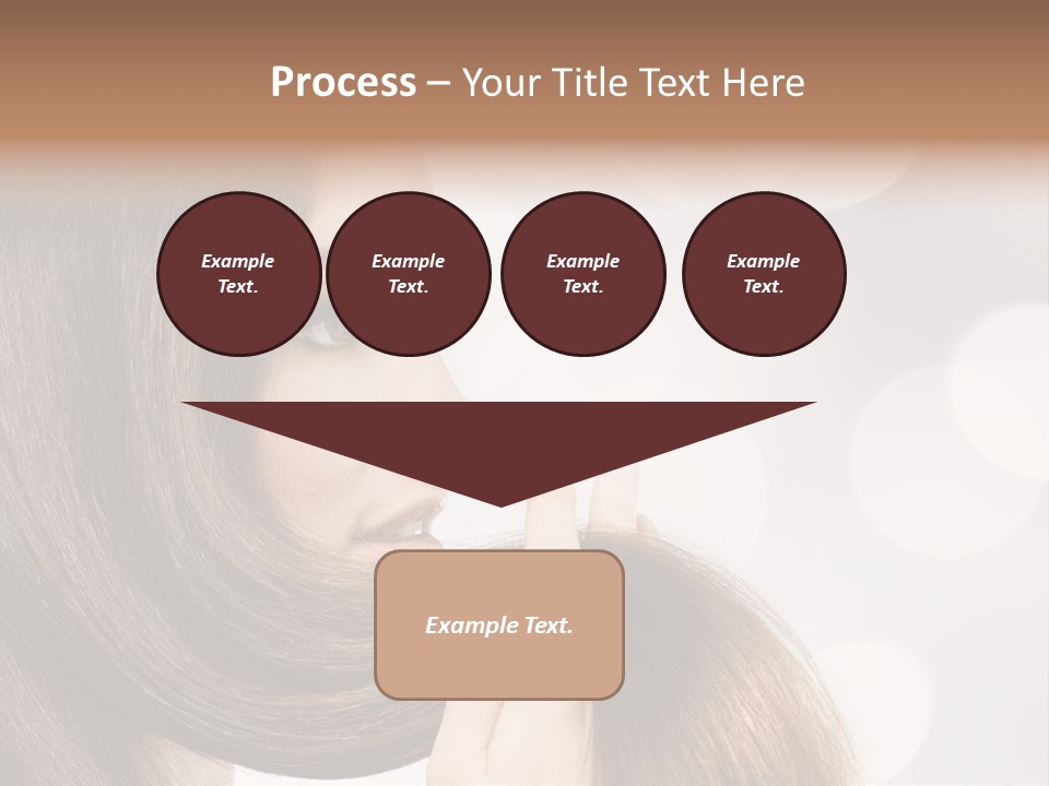 Adolescence Glamour Eyes PowerPoint Template