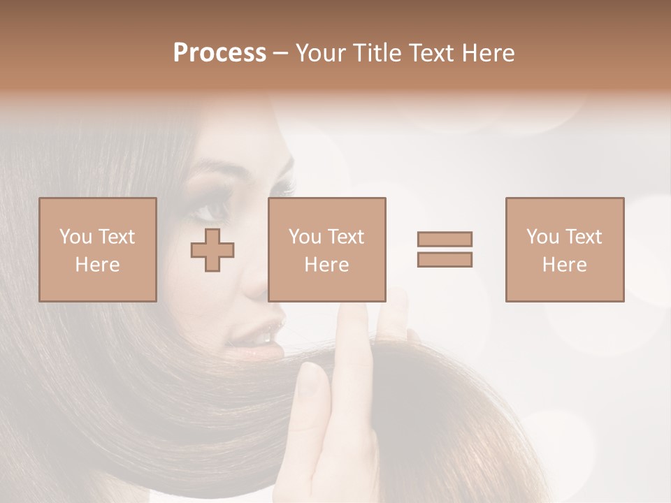 Adolescence Glamour Eyes PowerPoint Template